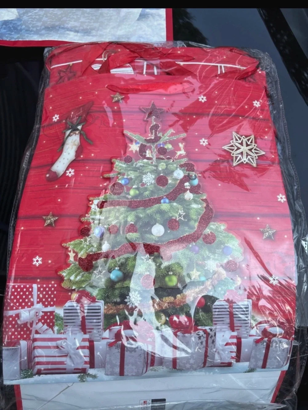 Christmas Gift Wrap Set - Green & Red